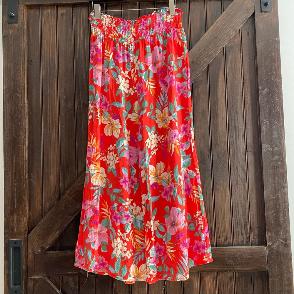 Cynthia Rowley swim cover up flare pants, size L